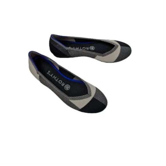 Rothy's The Flat Captoe Black 6.5 - Picture 2 of 11